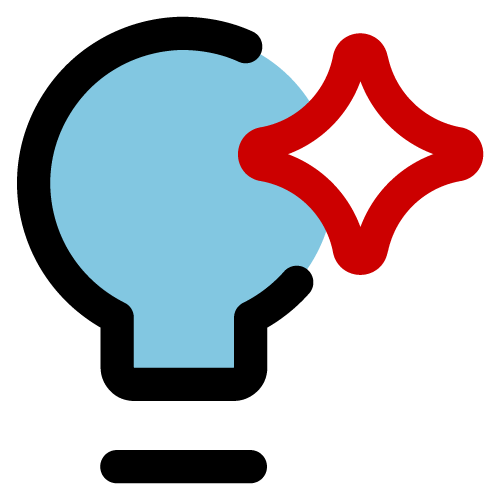 From idea to innovation icon