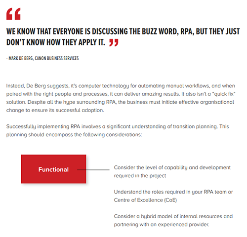 Is Robotic Process Automation right for your organisation copy image