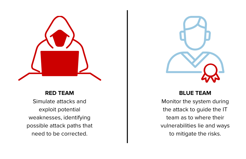 Red vs Blue infographic